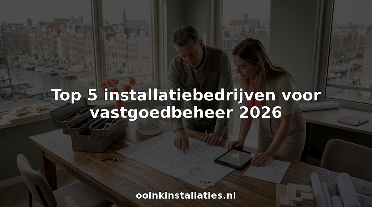 Top 5 installatiebedrijven voor vastgoedbeheer 2026