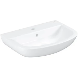 GROHE Bau wastafel met kraangat, met overloop wit 55.3x38.6 cm